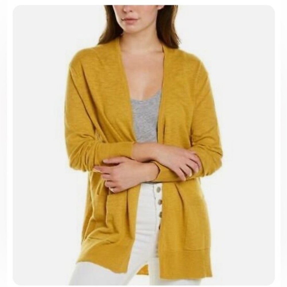 Madewell Lightweight Open Front Slub Cardigan Sweater S
